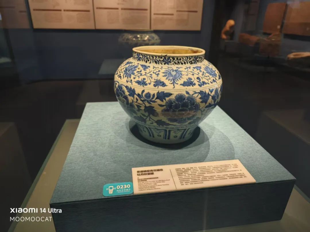 包头博物馆，全馆最拿得出手的是元青花缠枝牡丹罐